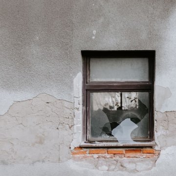 broken looking house